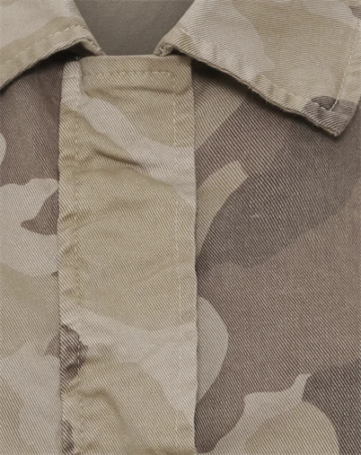 Marta du Chateau - MDCQuartz Jakke - Beige Camo